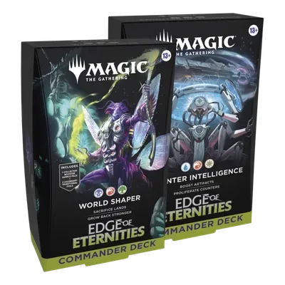 eoe booster box Edge of Eternities Play Pack and 1 Borderless Land cards EOE Booster Box : r/mtgpulls