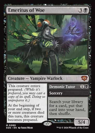 Emeritus of Woe // Demonic Tutor