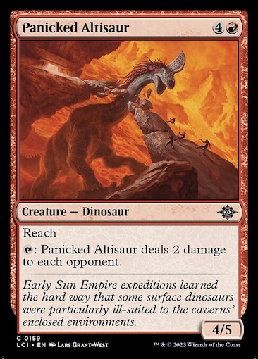 Panicked Altisaur